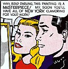 Roy Lichtenstein Masterpiece,1962 painting
